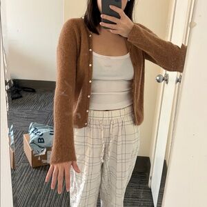 Sezane Gaspard Cardigan Enfant Camel - Size 10Y